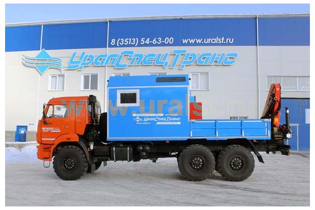 МРМ с КМУ PK-8500A УСТ 5453 Камаз 43118