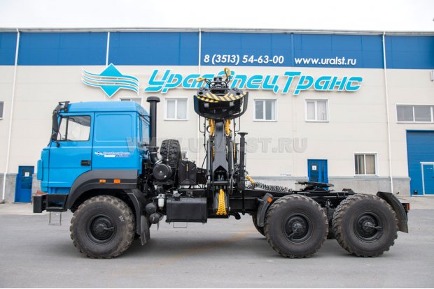 Седельный тягач с КМУ ОМТЛ-120-02 УСТ 5453 Урал 44202-82Е5