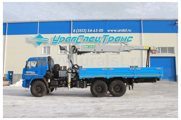 Бортовой с КМУ ИФ-300 УСТ 5453 Камаз 43118
