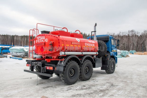 Автоцистерна бензовоз АЦ-8-2 УСТ 5453 Камаз 5350-66(D5) доработка под ДОПОГ