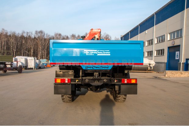 Бортовой с КМУ Fassi F155A.0.22 за кабиной УСТ 5453 Урал 4320-4971-82, сп.м