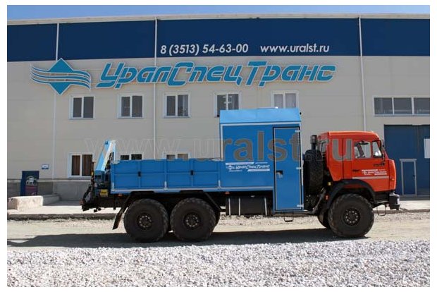 ГПА с КМУ ИМ-55 УСТ 5453 Камаз 43118