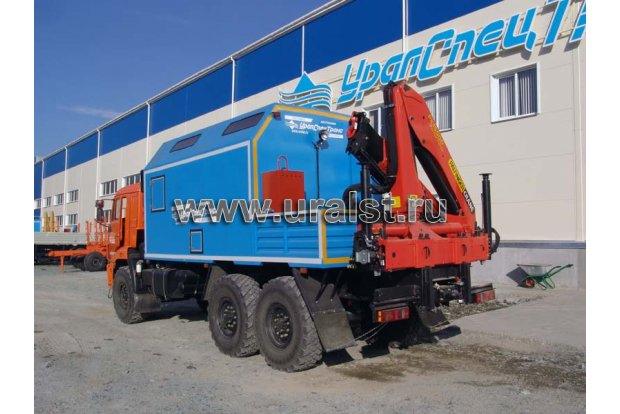 Камаз ПАРМ 43118 с КМУ Palfinger