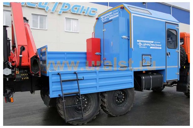 Фургон Камаз АРОК с КМУ