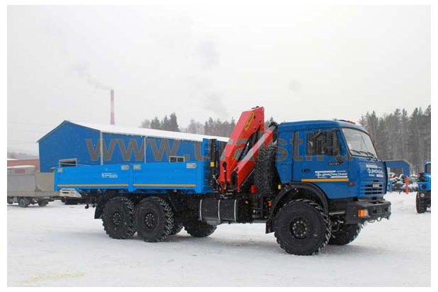 Бортовой с КМУ PK-23500А УСТ 54531 Камаз 43118-1098-10