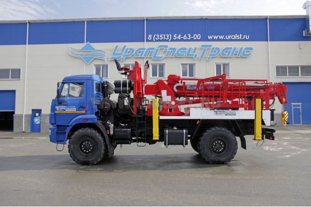 БКМ с Kanglim KDC 5600 УСТ 5453 Камаз 43502