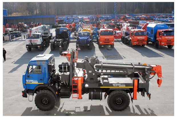 БКМ с SOOSAN SA040C УСТ 5453 Камаз 43502