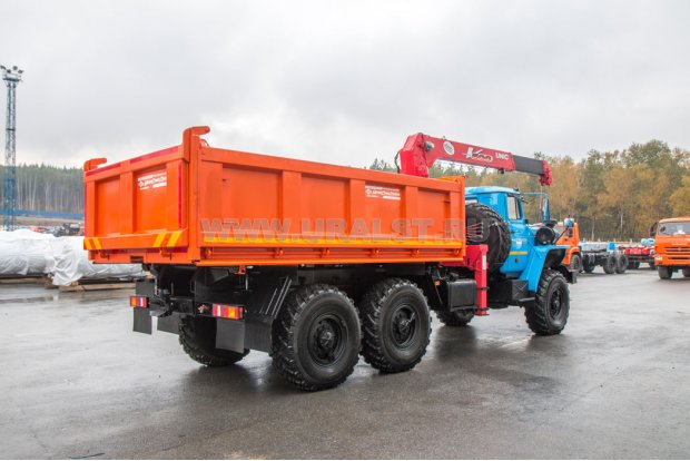 Самосвал с КМУ UNIC URV-503 УСТ 5453 Урал 4320-1951-72