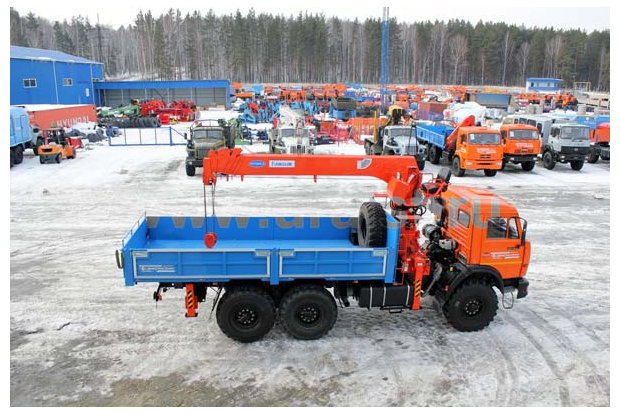 Бортовой с КМУ KS-1256G-II УСТ 54531 Камаз 43118-50