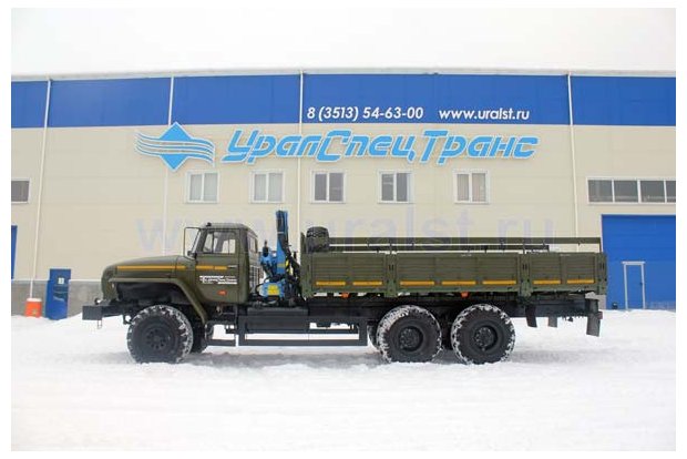Бортовой с КМУ ИМ-55 УСТ 5453 Урал 4320-1951-60