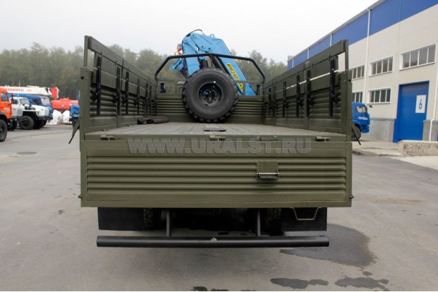 Бортовой с КМУ ИМ-240 Урал 4320