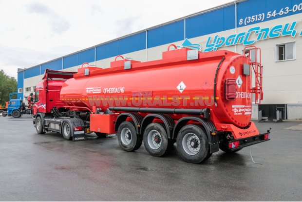 ППЦ 28К-32-3 SAF УСТ 9465 безрамная, пневмоподвеска ССУ 1250