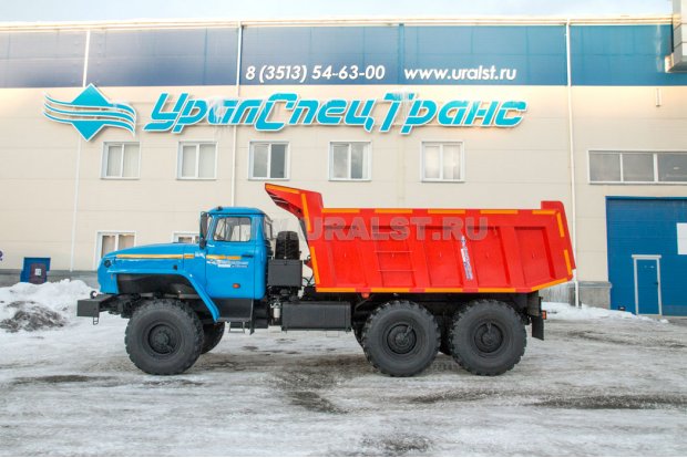 Самосвал Урал 55571-0121-72Е5Ф18 задний борт