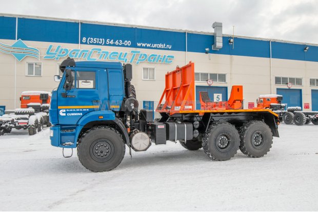 Трубоплетевозный тягач ТПВ УСТ 5453TB Камаз 43118 (Cummins) сп.м.