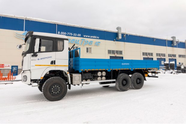 Бортовой автомобиль УСТ 5453 SHACMAN (ШАКМАН) SX32586V385 (6х6), база 4575мм