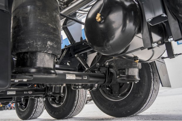 Пневмоподвеска полуприцепа цистерны