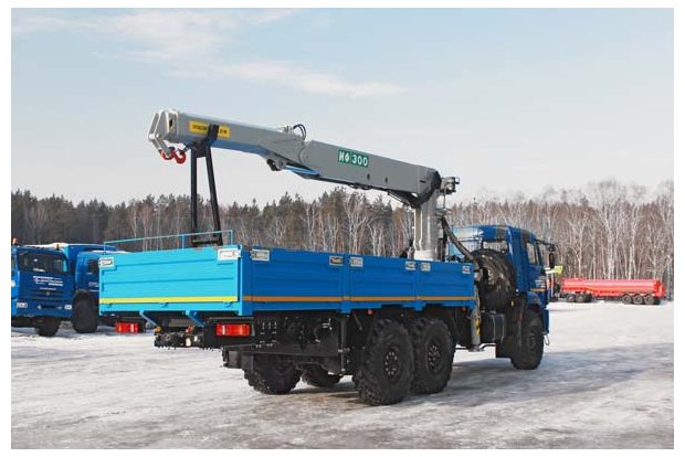 Бортовой с КМУ ИФ-300 УСТ 5453 Камаз 43118