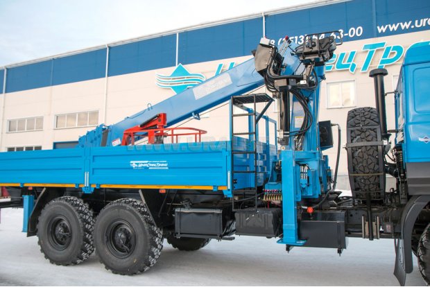 Бортовой с КМУ DongYang SS2036 (тросовый) УСТ 5453 4320-82Е5, сп.м