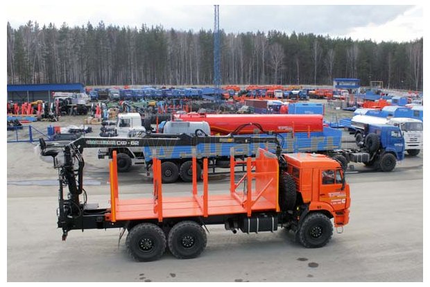 Сортиментовоз с СФ-62С Камаз 43118RB
