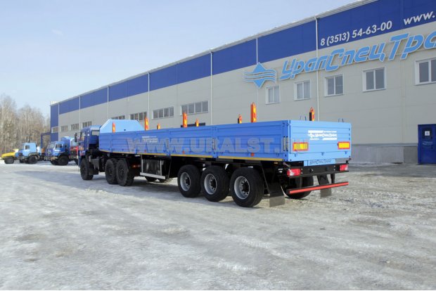 Полуприцеп бортовой ППБ 35-31-12К УСТ на Еврошине