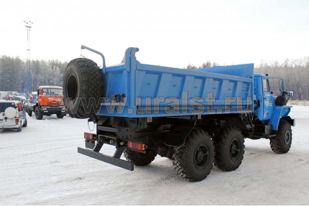 Самосвал с КМУ ИМ-55 УСТ 54536S Урал 55571