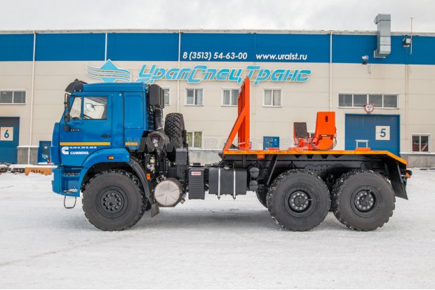 Трубоплетевозный тягач ТПВ УСТ 5453TB Камаз 43118 (Cummins) сп.м.