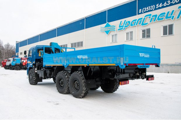 Автомобиль бортовой Камаз 43118-46 с КМУ ИМ-77