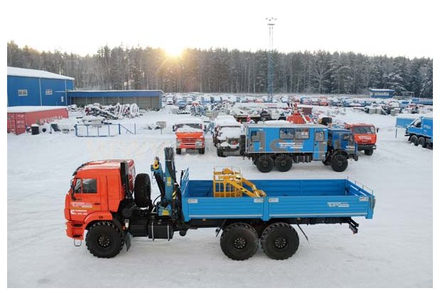 Автомобиль бортовой с КМУ ИМ-150