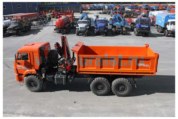 Самосвал с КМУ РК-15500В УСТ 5453 Камаз 43118