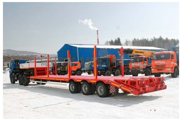 Седельный тягач Камаз 44108-24 с тралом 943303-123АУК