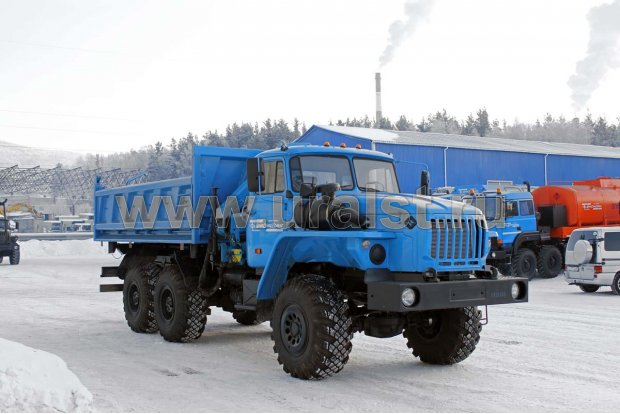 Самосвал с КМУ ИМ-55 УСТ 54536S Урал 55571