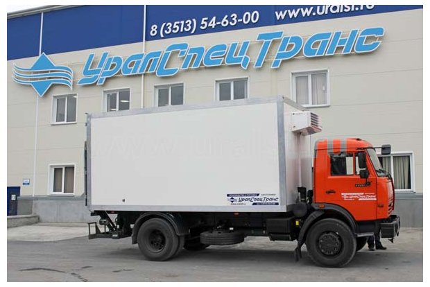 Изотермический фургон с КУ УСТ 5453 Камаз 43253