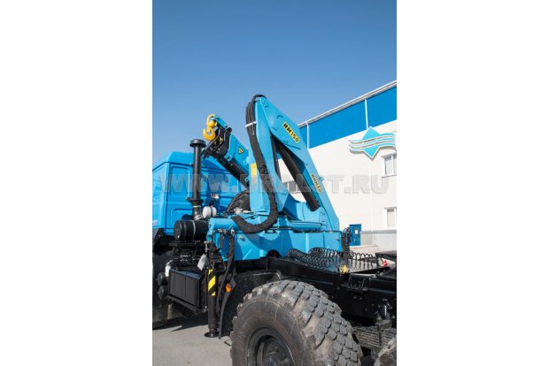 Седельный тягач с КМУ ИМ-150N УСТ 5453 Урал 44202-82Е5
