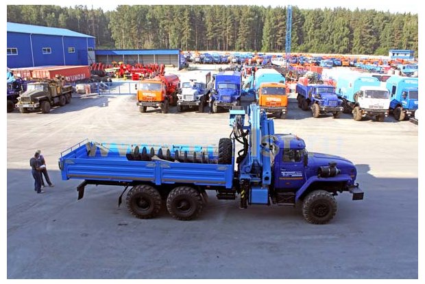 Бортовой с КМУ ИМ-240 УСТ 54532 Урал 4320-1951-60