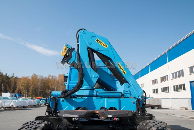 Седельный тягач с КМУ ИМ-150N УСТ 5453 Урал 44202-82Е5