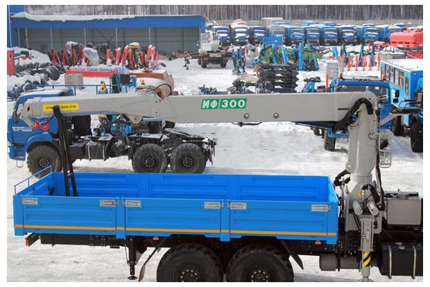 Бортовой Камаз 43118-46 с КМУ ИФ-300С