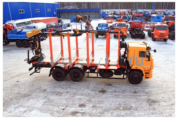 Сортиментовоз Камаз с ОМТЛ-97