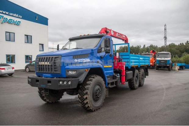 Бортовой с КМУ UNIC UR-V504 УСТ 5453 Урал NEXT 4320-72Е5Г38