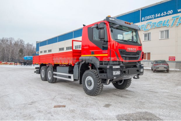 Контейнеровоз IVECO-AMT TRAKKER AT380T45W (навесное оборудование)