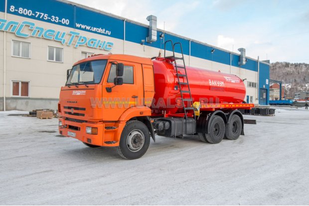 Автоцистерна вакуумная коммунальная МВ-12 КО УСТ 5453 Камаз 65115-50