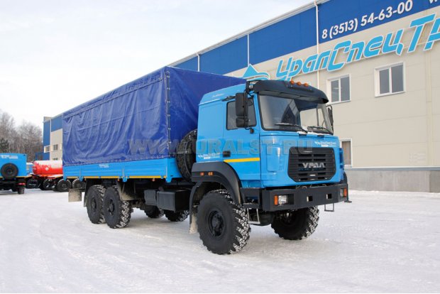 Бортовой Урал М УСТ 5453 4320-82Е5 тент, сп.м