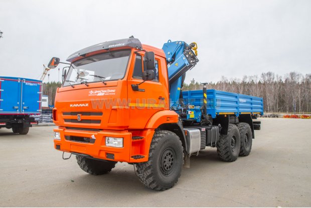 Бортовой автомобиль с КМУ ИМ-95 УСТ 54531J Камаз 43118-50