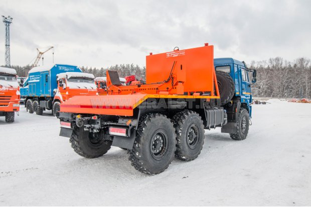 Трубоплетевозный тягач ТПВ УСТ 5453TB Камаз 43118 (Cummins) сп.м.
