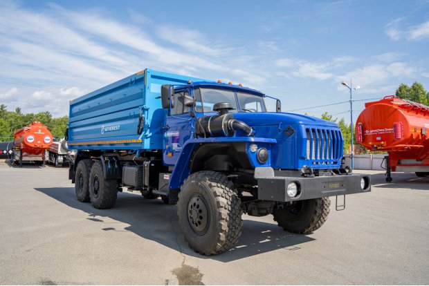 Самосвал АС 10-18 боковая УСТ 5453 Урал 4320-1951-60