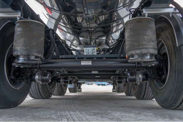 Пневмоподвеска полуприцепа цистерны