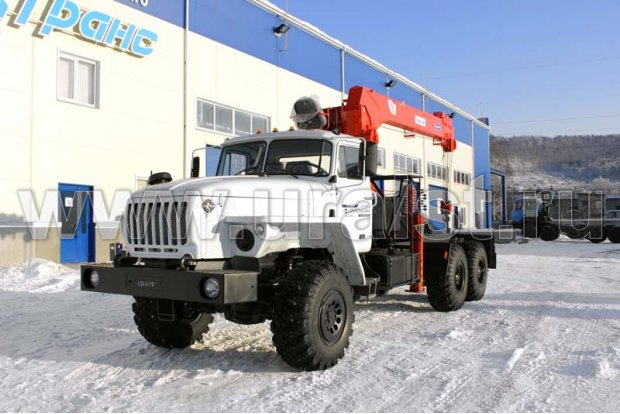 Седельный тягач с КМУ KS-1256G-II УСТ 5453 Урал 4320-1951-60