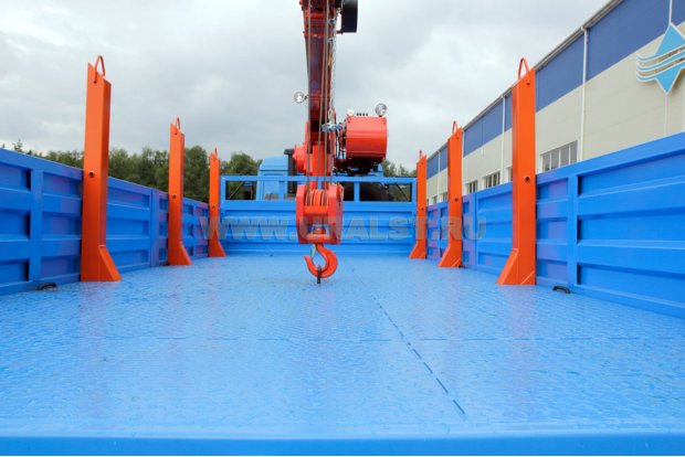 Бортовой с КМУ Kanglim KS-1256G-II (тросовый) УСТ 5453 Урал 532362-1151-70