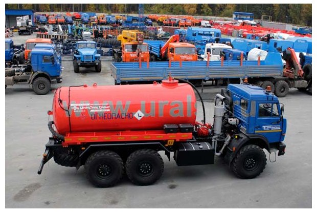 Автоцистерна АКН-10 на Камаз 43118 