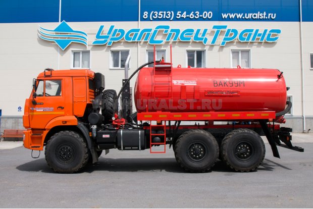 Исполнение автоцистерны УСТ-5453 с доработками под перевозку ЛВЖ