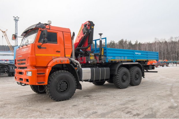 Автомобиль Бортовой с КМУ PK-30002-K УСТ 5453 Камаз 65224-53 